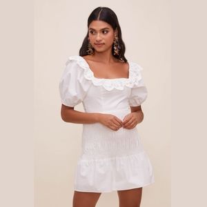 Astr the label white patina drezs